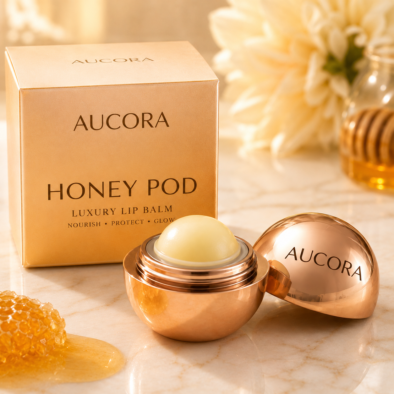 Honey Pod - Nourishing Lip Balm & Free Bubble Buff